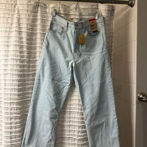 Levi's Light Blue Straight Jeans